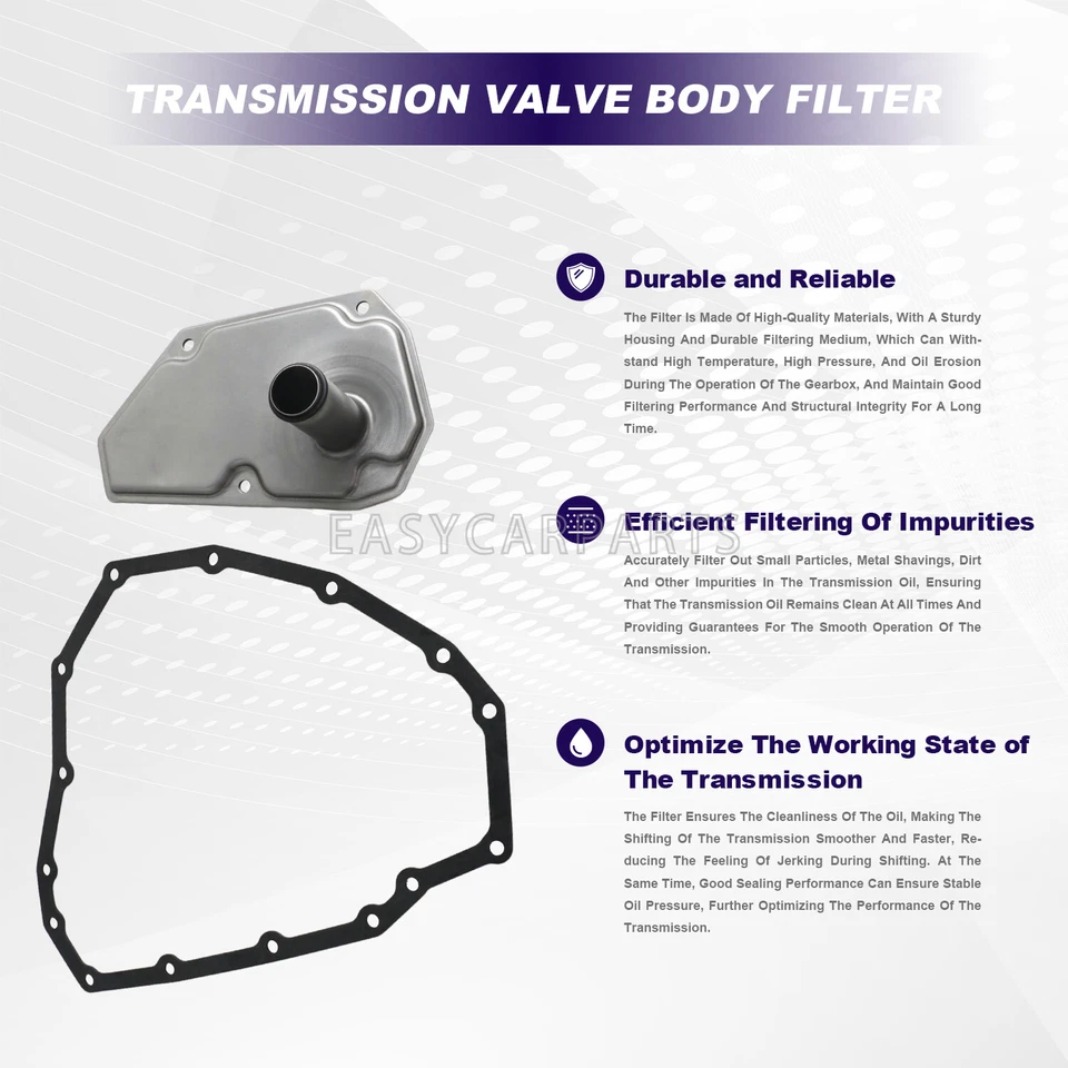 Transmission Oil Filter & Gasket Kit for 2015-2020 Mitsubishi Mirage 2824A021 - Image 4 of 4