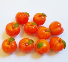 100 Dollhouse Miniature Peaches Doll Mini Food Set Peach Fruit Wholesale Lot