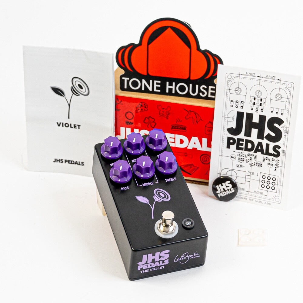 JHS Pedals Violet Distortion Lari Basilio Signature Guitar