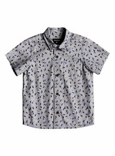 QUIKSILVER Boy's Button Up Shirt AKAN WATERS - SZP6 - Small - NWT 