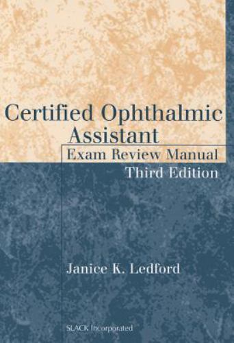 Certified Ophthalmic Assistant Exam Review Manual (The Basic Bookshelf for Eyec - Bild 1 von 1