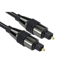 GOLD Optical Digital Audio TOSLink Cable SPDIF Surround Soundbar TV  1m