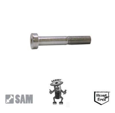 10 Stück M8X50 Zylinderkopfschrauben niedrig DIN 7984 A2 mit Innensechskant