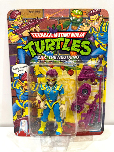 TMNT Ninja Turtles 1991 Zak, the Neutrino UNPUNCHE...