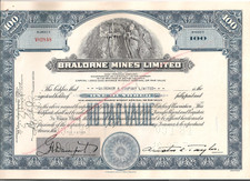 #A0574 Bralorne Mines Gold William F Buckley Ghost Town 1957 Gairdner & Co. Ltd.