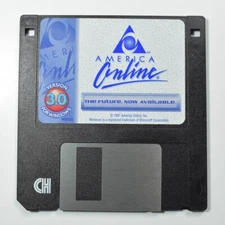 America Online Version 3.0 for Windows 3.5" Floppy Disk, AOL Vintage 1997
