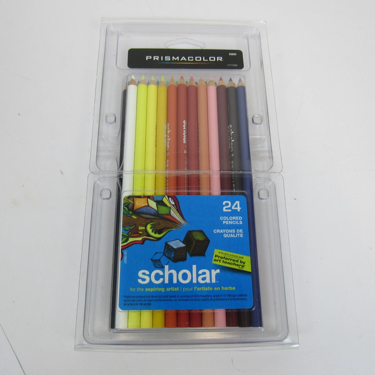 Prismacolor Scholar Colored Pencil Set 24 Assorted Colors - Coloring Pencils  NEW