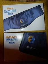 2 PACK THERMOACTIVE ULTRA COLD GEL PACKS SALE Reusable Freezer Body Pain Relief