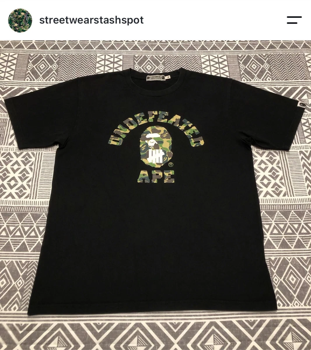 Preços baixos em Bape X undefeated em camisetas masculinas | eBay