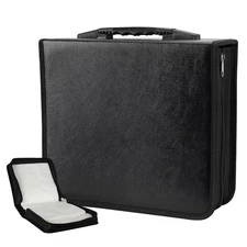 400 Discs Portable CD DVD Organizer Storage Koskin Wallet Holder Bag Case Album