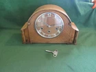 Vintage Kienzle Wood Cased Westminster Chimes Mantle Clock - Working - Germany