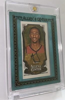Topps 2024 ALEX SARR  (Wizards) Auto NBA Rookie Card Allen & Ginter /50