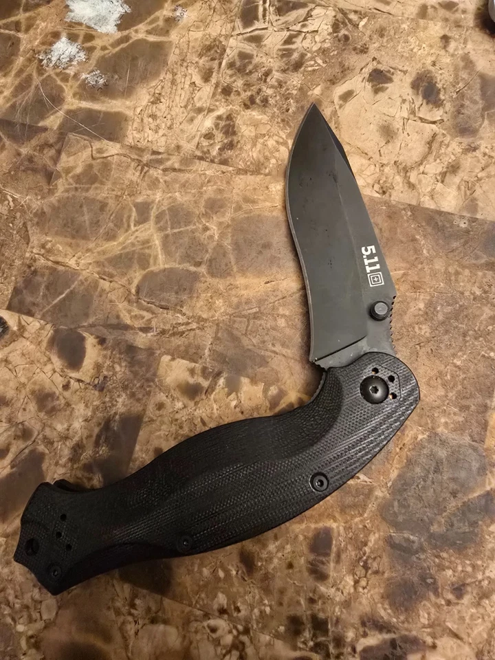 5.11 XPRT Tactical FOLDER SPEAR POINT KNIFE, RARE, Discontinued - Image 3 of 4