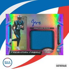 2023 Certified Jonathan Mingo Freshman Fabric Mirror Signatures Pink /299 Auto