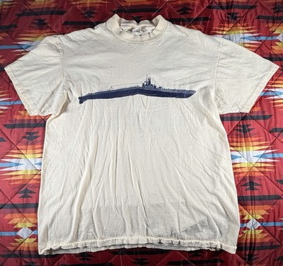 Vintage 80s Pearl Harbor Hawaii Graphic T-Shirt Single-Stitch XL USA Stedman USA