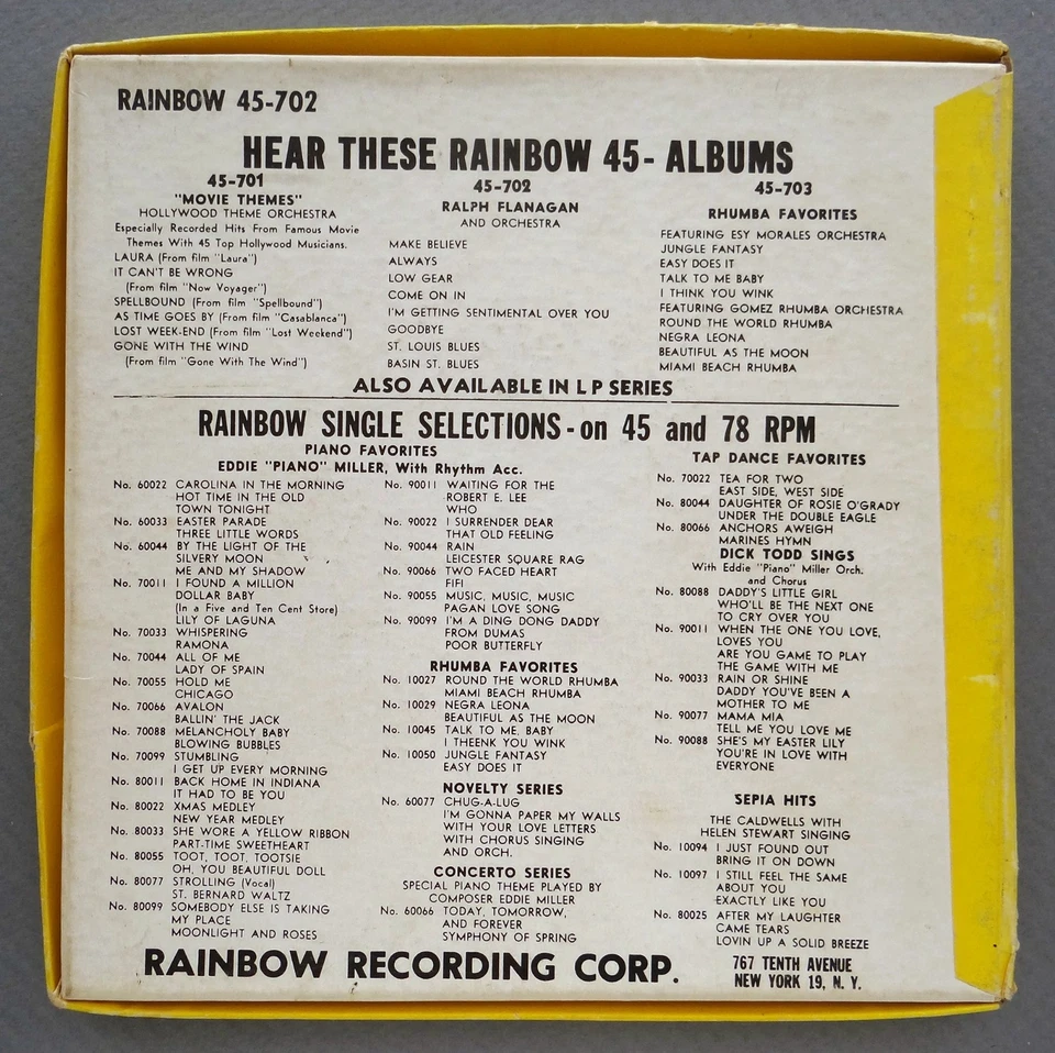 Ralph Flanagan & Orch - Playing a Tribute to Glenn Miller (Box Set) - Red Vinyl - Image 3 of 4