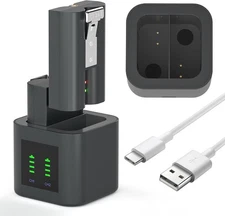 7200mAh 3.65V 2-Pack Replacement Battery for Ring Doorbell, Rechargeable Camera