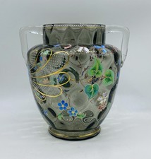 Fine ca.1880 s BOHEMIAN HARRACH Smokey Grey H...