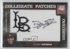 2008 Donruss Elite Extra Edition Collegiate 34/250 Danny Espinosa Patch Auto 0a1