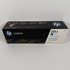 HP 201X CF401X LaserJet Genuine High-Yield Toner Cartridge - Cyan