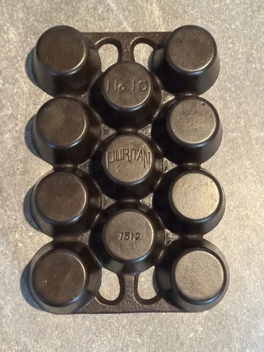 Griswold Puritan No 10 Popover Pan 1512 Rarity 6-VHTF Clean