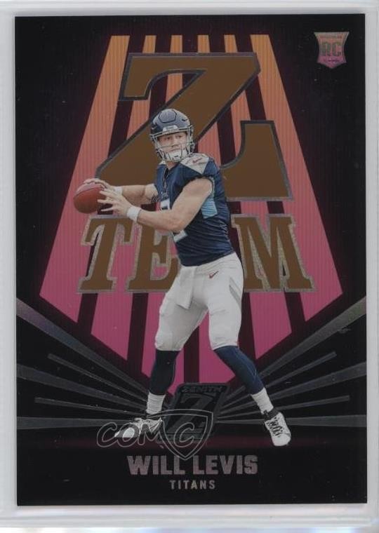 2023 Panini Zenith Z-Team Copper 46/50 Will Levis #24 Rookie RC 0w3