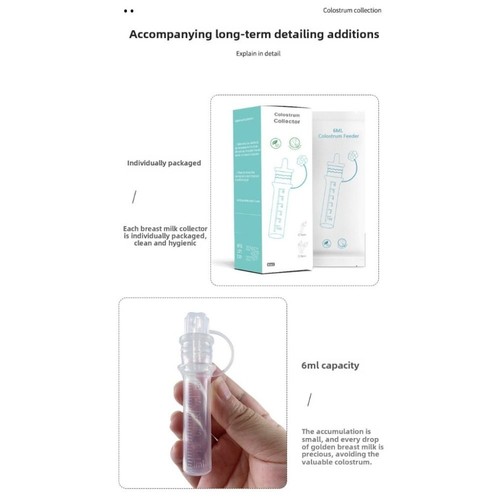 Reusable Colostrum Collector Food Safe Baby Feeding Device Hospital Use - Picture 12 of 12