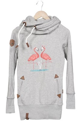 Naketano Kapuzenpullover Damen Hoodie Kapuzensweater Kapuzenpulli Gr... #k378n0d