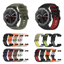 Silicone Strap For Huami Amazfit T-rex 3 Smart Watch WristBand Sport Band Belt