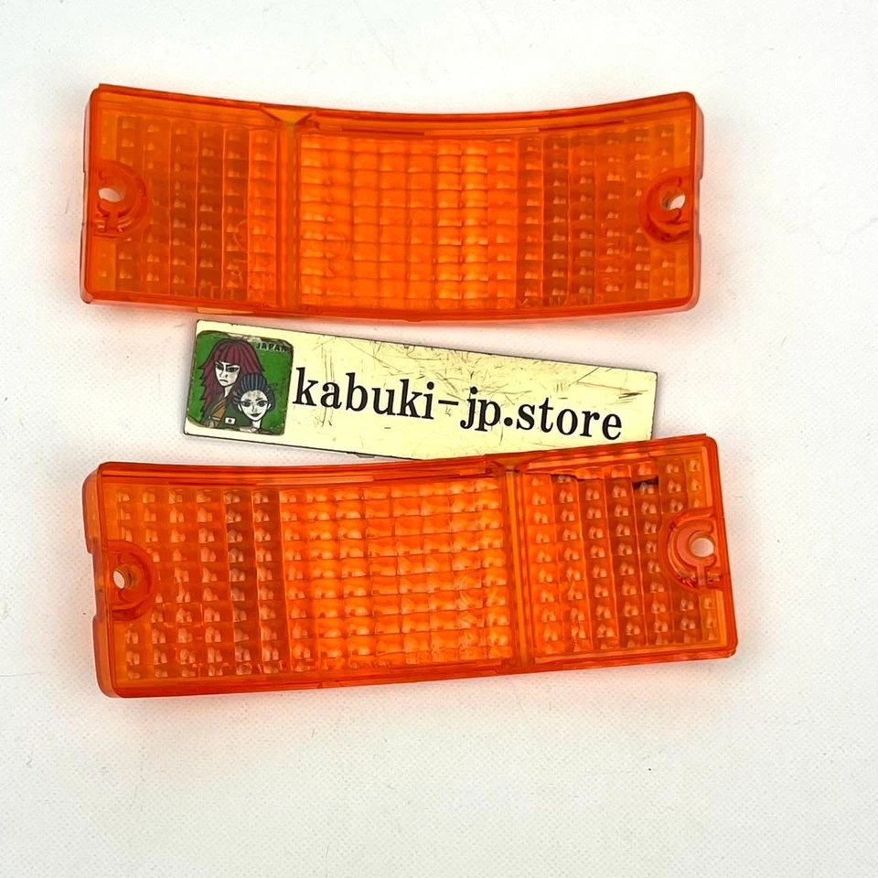 Juego de lentes de señal de giro peine delantero genuino MAZDA RX7 1981-1985 OEM Foto 3 de 4