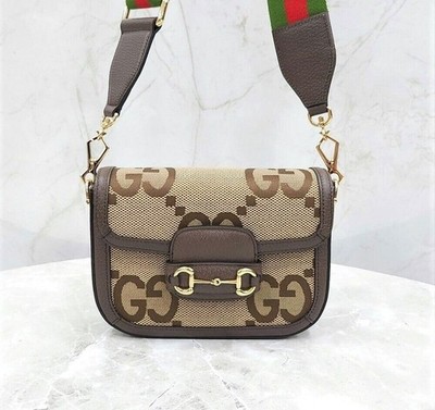 Gucci gg GG Jumbo Horsebit Small Three Stripe Shoulder Crossbody Bag 133672190