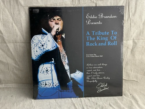 Eddie Brandon ~ Tribute To The King ~ 1977  Elvis Presley Impersonator ~ NEW!