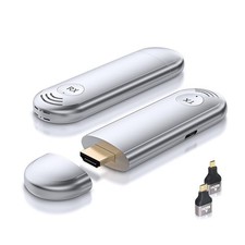 TTQ Wireless HDMI Transmitter and Receiver, Plug and Play, 2.4G/5G 100FT Range