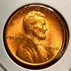 1946-P Lincoln Wheat Cent Penny GEM RED BU From an Original Bank Roll