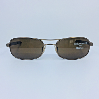 New Vintage Giorgio Armani Sunglasses GA 678 C. 884 Satin Gold