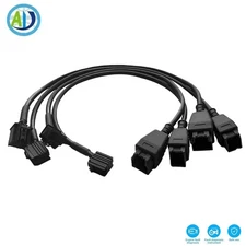 SGW 8&12Pin Diagnostic Extension Adapter Cable for FCA Vehicle ChryslerPack of 4