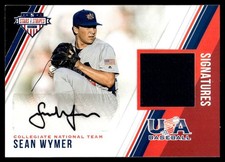 2018 STARS & STRIPES AND SIGNATURES SEAN WYMER AUTO UNIFORM 233/299 USA #19