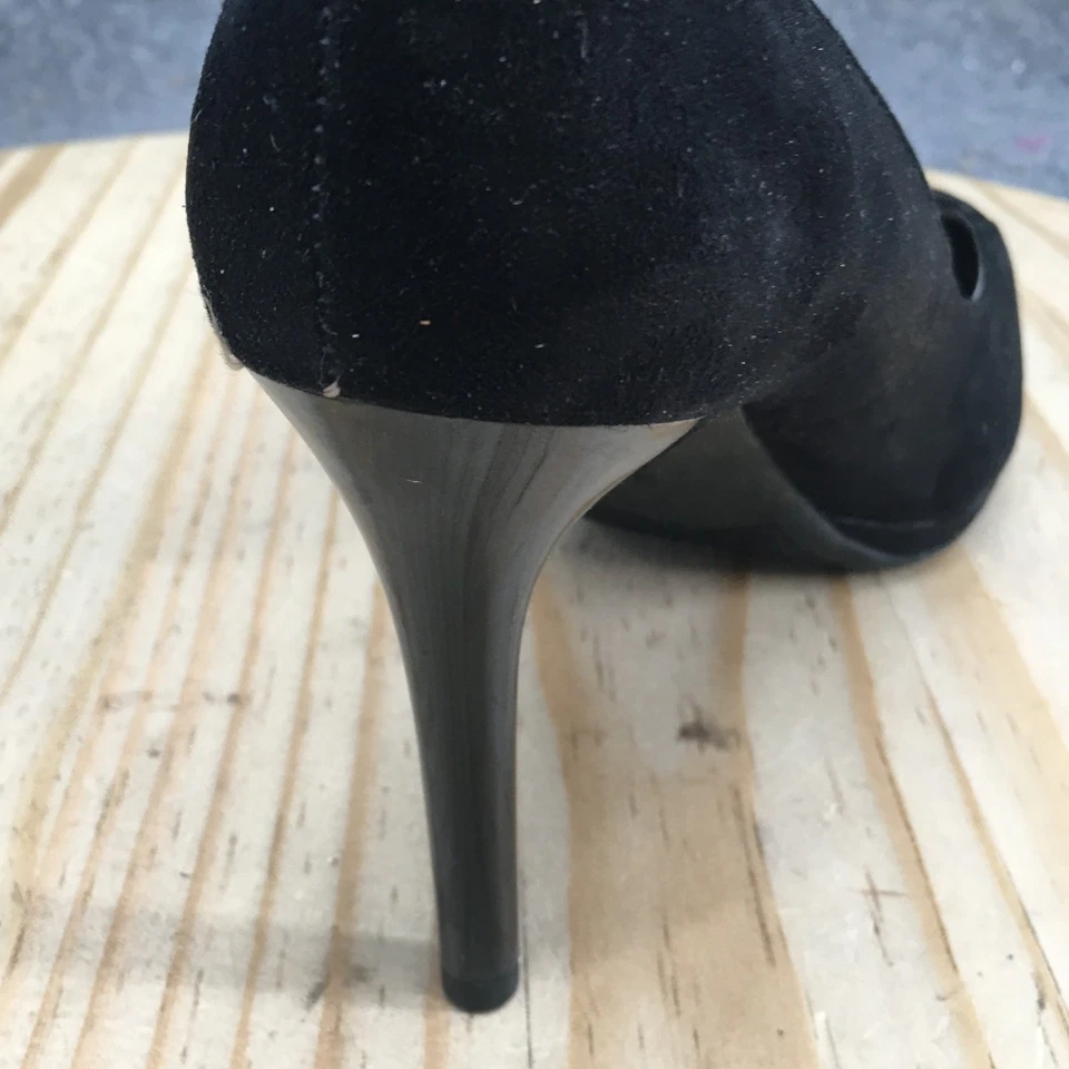 Zapatos Bandolino para mujer 7 M Deli Mia Pump negros sin cordones punta redonda tacones de aguja Foto 4 de 4