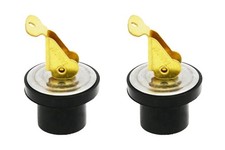 Brass Snap Handle Drain Plug Fits 3/4 5/8 1/2 3/8 7/8 Tube Boat Plugs Hull