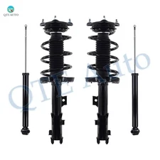 Set Front Quick Complete Strut-Coil Spring-Rear Shock For 2014-2018 KIA Soul L4