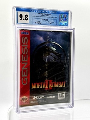 Sega Genesis - Mortal Kombat II - Sealed Graded CGC 9.8 A+ Not VGA