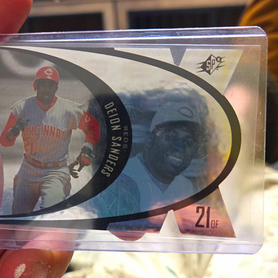 Upper Deck 1997 SPx Deion Sanders Cincinnati Reds #SPX20 Insert Baseball