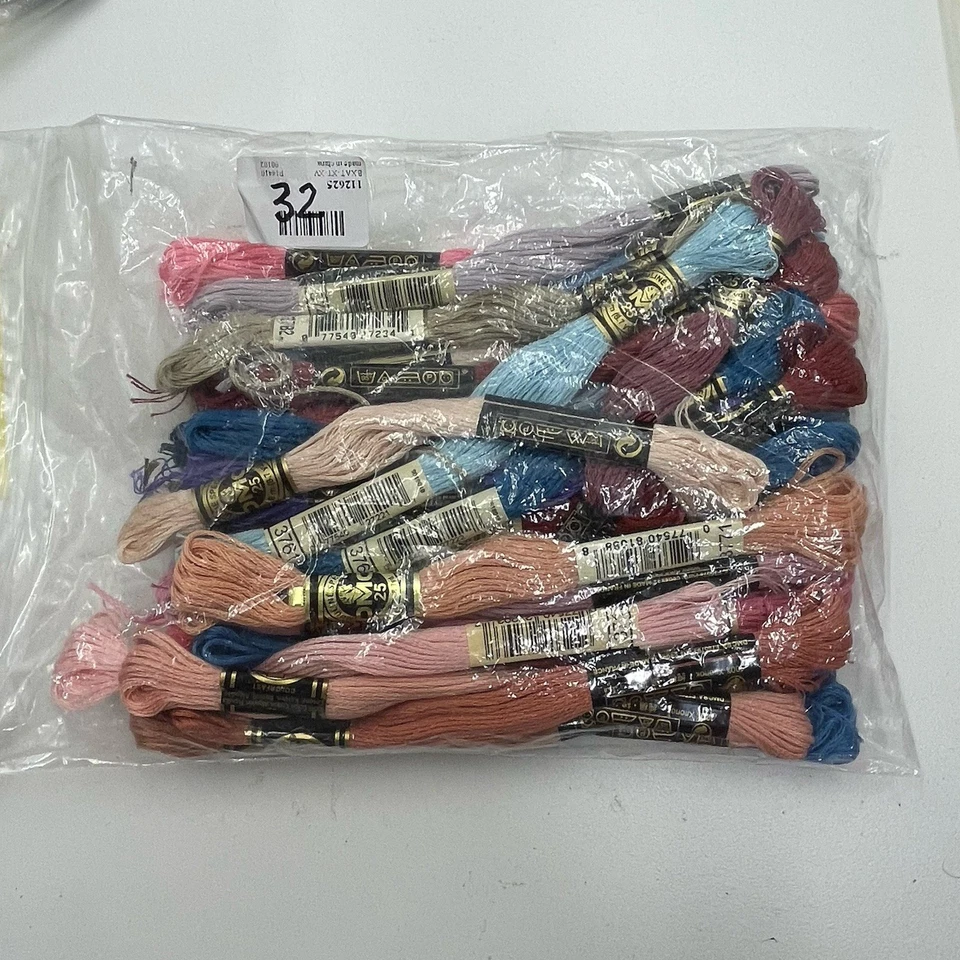 Over 250 Skeins DMC Embroidery Cotton Threads Mixed colours Full and Partial - image 4 of 4