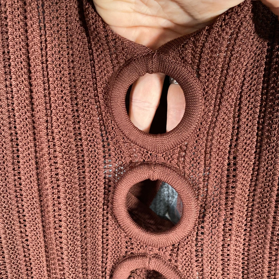 Kookai Dress Womens 12 Brown Maxi Samara Halter Evening Cocktail Party NEW Q8 - image 3 of 4