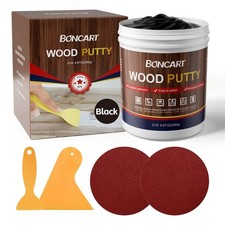 Boncart Black Wood Filler,Black Wood Putty,Wood Filler Putty,Wood Filler Pain...