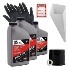 Factory Racing Parts 10W40 2.5 QT Oil Change Kit For Suzuki VS700G 1987-1988 50.22 per gallon