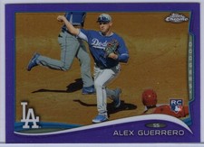 2014 Topps Chrome Purple Refractor #14 Alex Guerrero