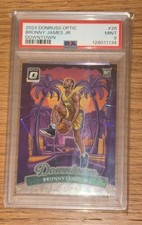 2024 PANINI DONRUSS OPTIC DOWNTOWN #26 BRONNY JAMES JR. PSA 9