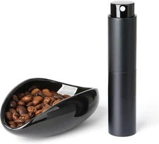 KitchenTour Precision Coffee Kit - Ceramic Dosing Cup & 8ml Anti-Static Sprayer