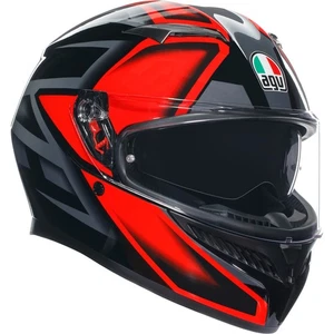 Agv K3 Compound Black/Red Commuter Urban City Scooter Motorcycle Helmet E2206 XL
